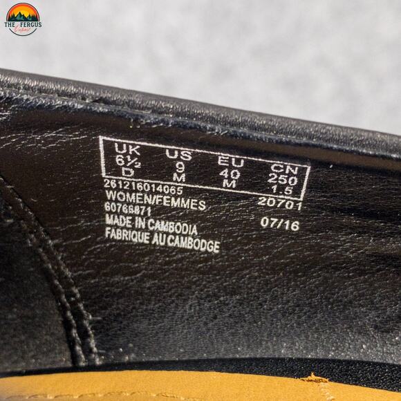 Clarks Collection Brielle Andi Pump Wedge Heels Black Slip-On Women's Size 9 M - Picture 8 of 11